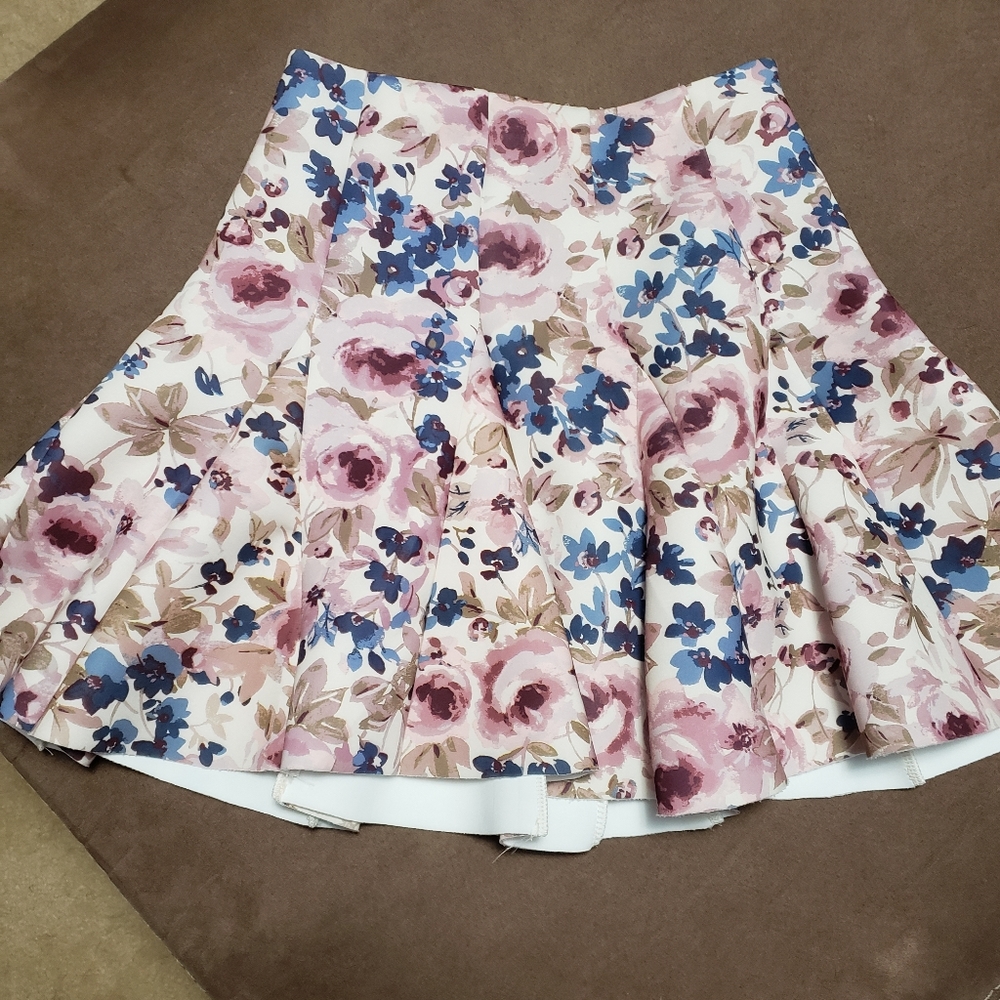 Lauren Conrad Spring Floral Skirt